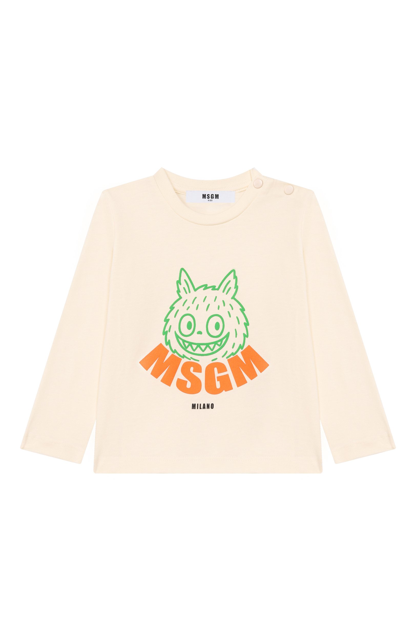 Хлопковый лонгслив MSGM KIDS, арт. F6MSNBTH335, фото 1