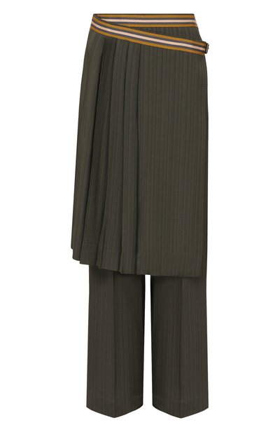 Женские брюки из вискозы DRIES VAN NOTEN, арт. 010932/4066