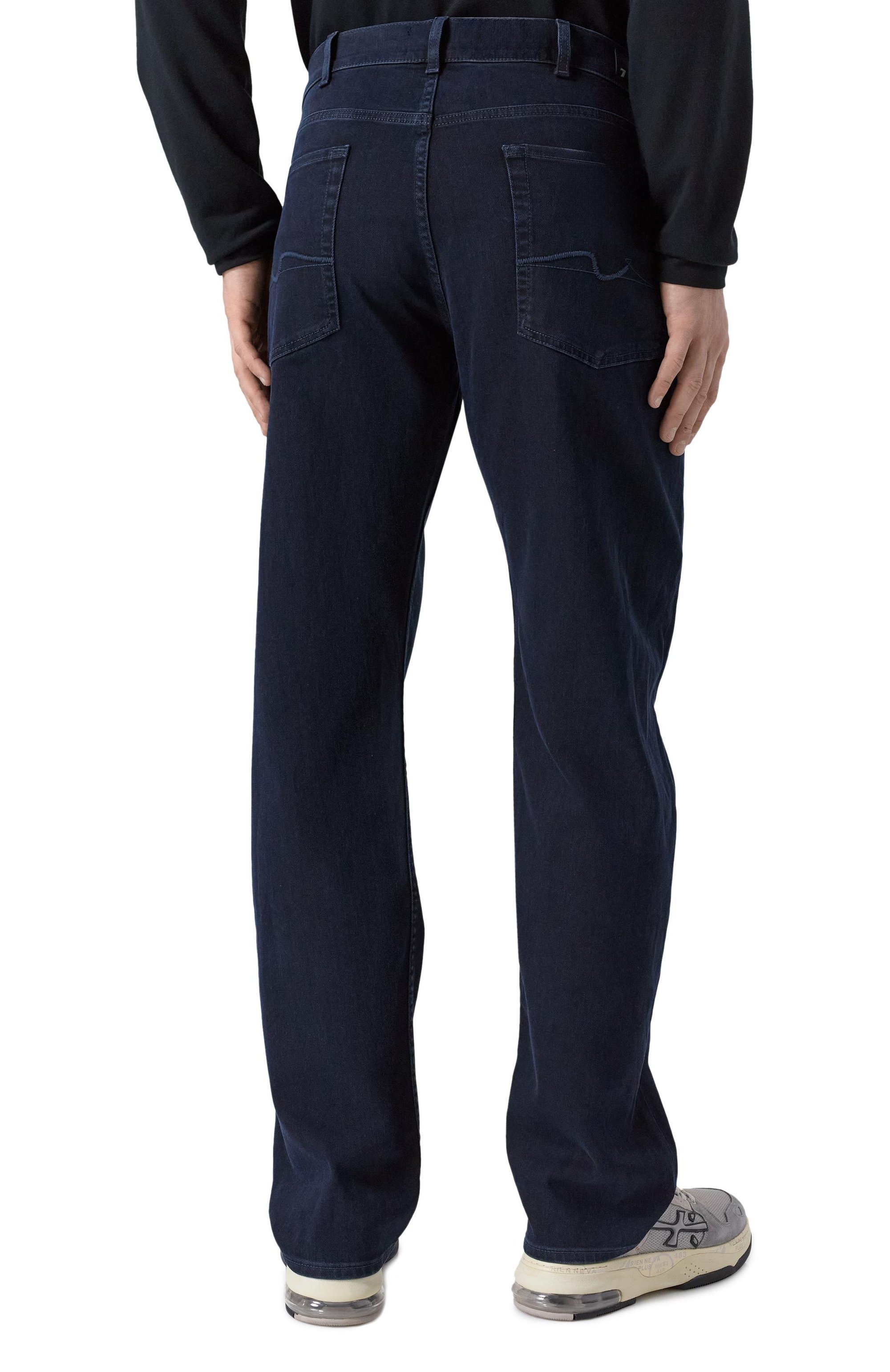 Джинсы standard 7 FOR ALL MANKIND темно-синего цвета по цене 29150 руб., арт. 7T519B78XXB, фото 4 Джинсы standard 7 FOR ALL MANKIND, арт. 7T519B78XXB, фото 4