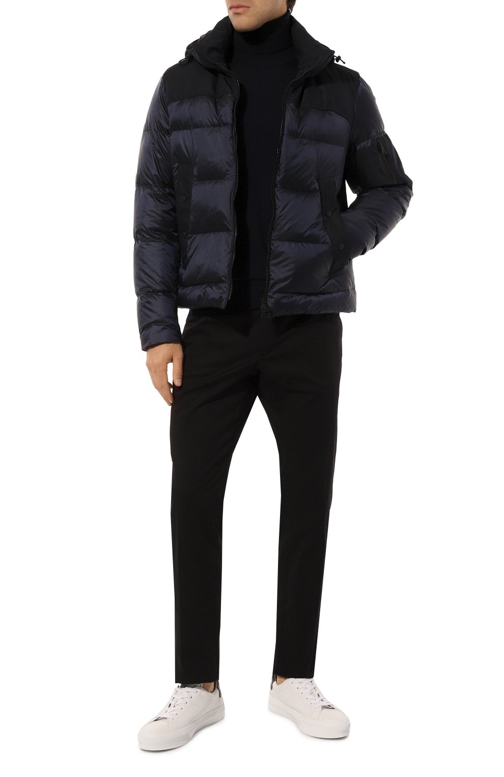 Пуховик PAUL&SHARK темно-синего цвета по цене 87550 руб., арт. 14312670, фото 2 Пуховик PAUL&SHARK, арт. 14312670, фото 2