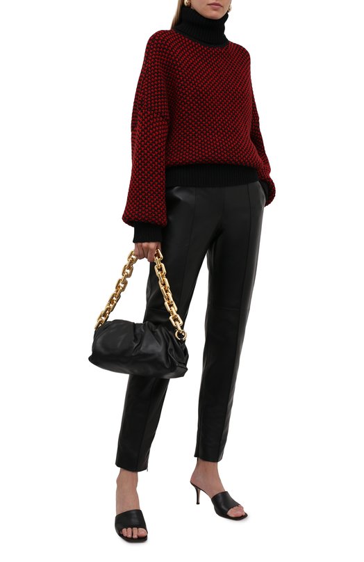 Шерстяной свитер Alexandre Vauthier Красный, фото 2