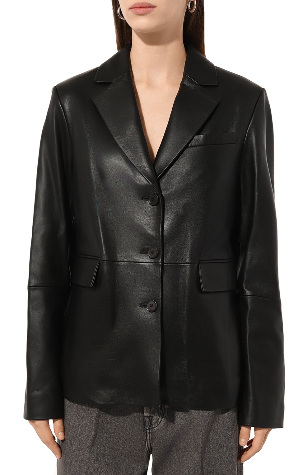 Кожаный жакет LOULOU DE SAISON, арт. ALD0, фото 3