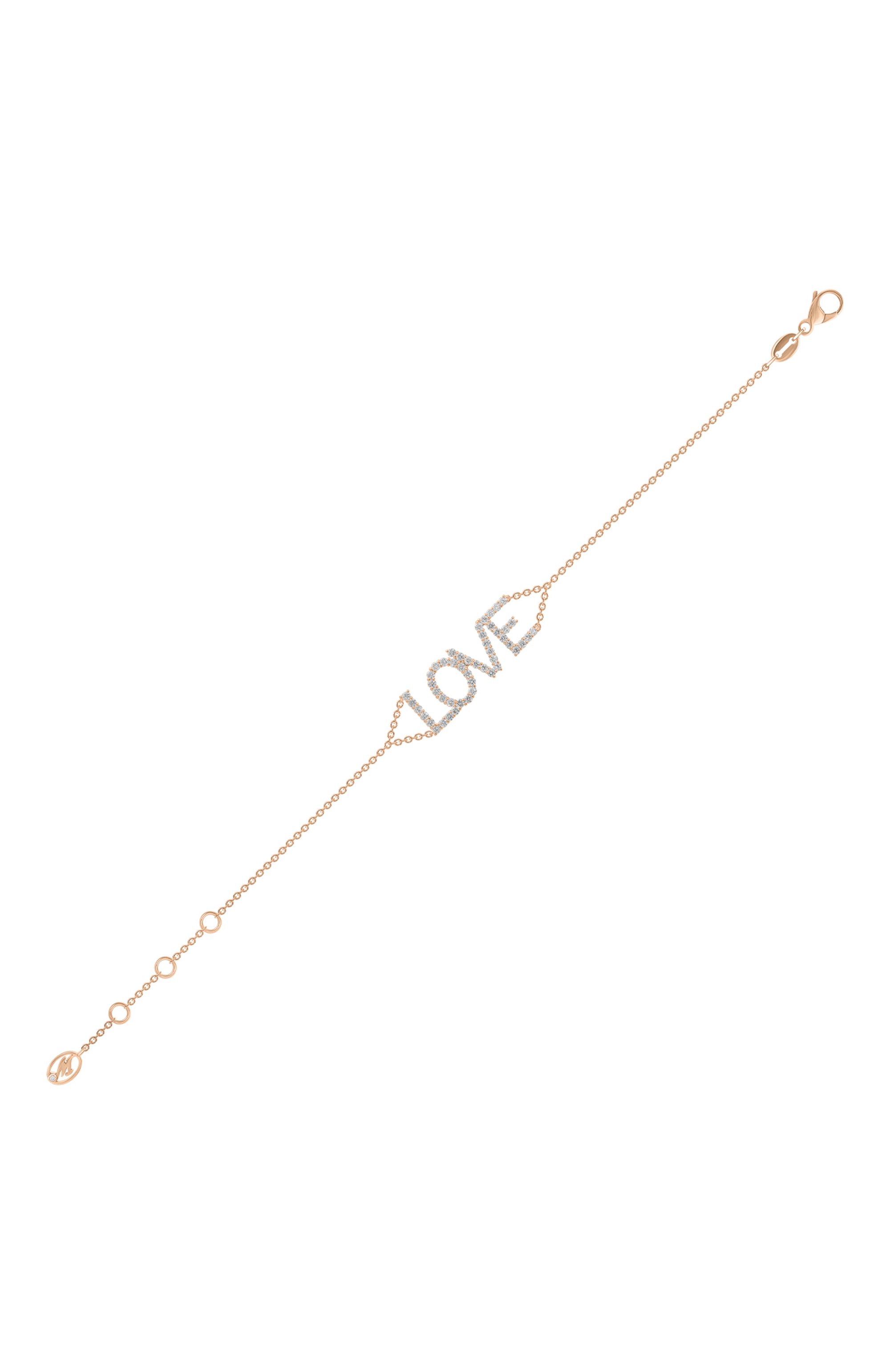 Браслет MERCURY, арт. MB/LETTER/RG/LOVE, фото 2