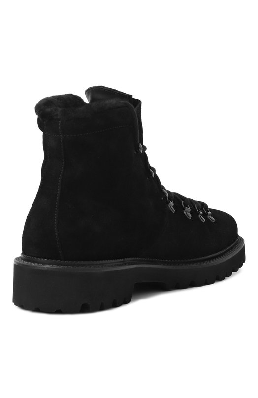 Замшевые ботинки S.Moritz Mille 885 SM0RITZ G0RAIN DEEP NAVY/FUR Чёрный  SM0RITZ G0RAIN DEEP NAVY/FUR Фото 5