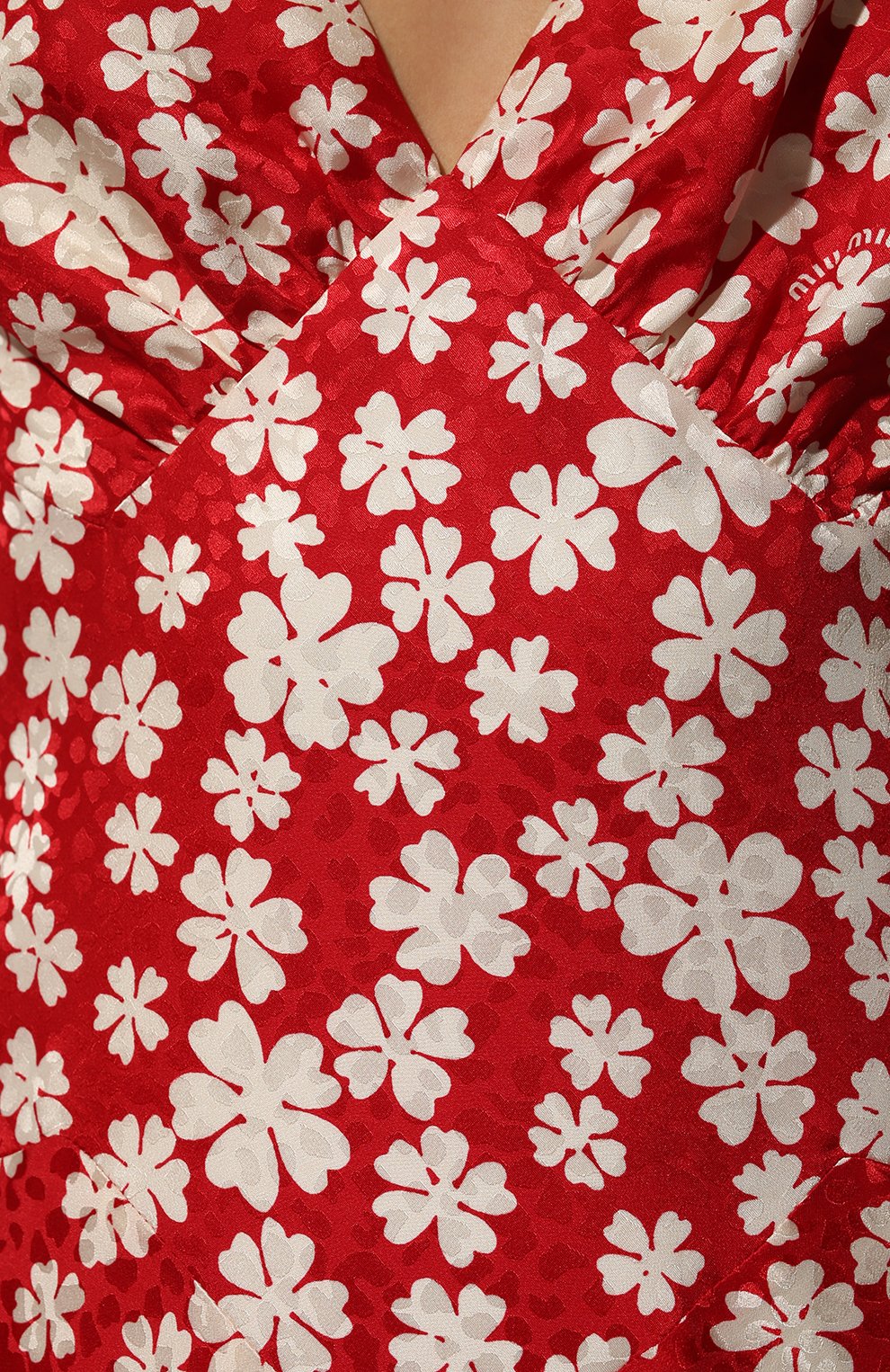 Шелковое платье MIU MIU, арт. MF4530-10LD-F057S, фото 5