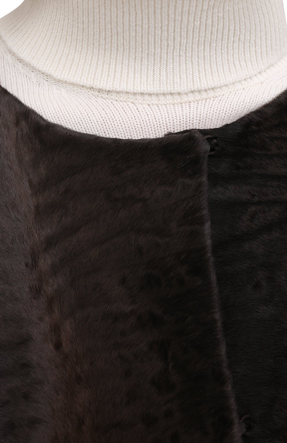 Шуба из свакары YVES SALOMON, арт. 6WTM96195BREX, фото 5