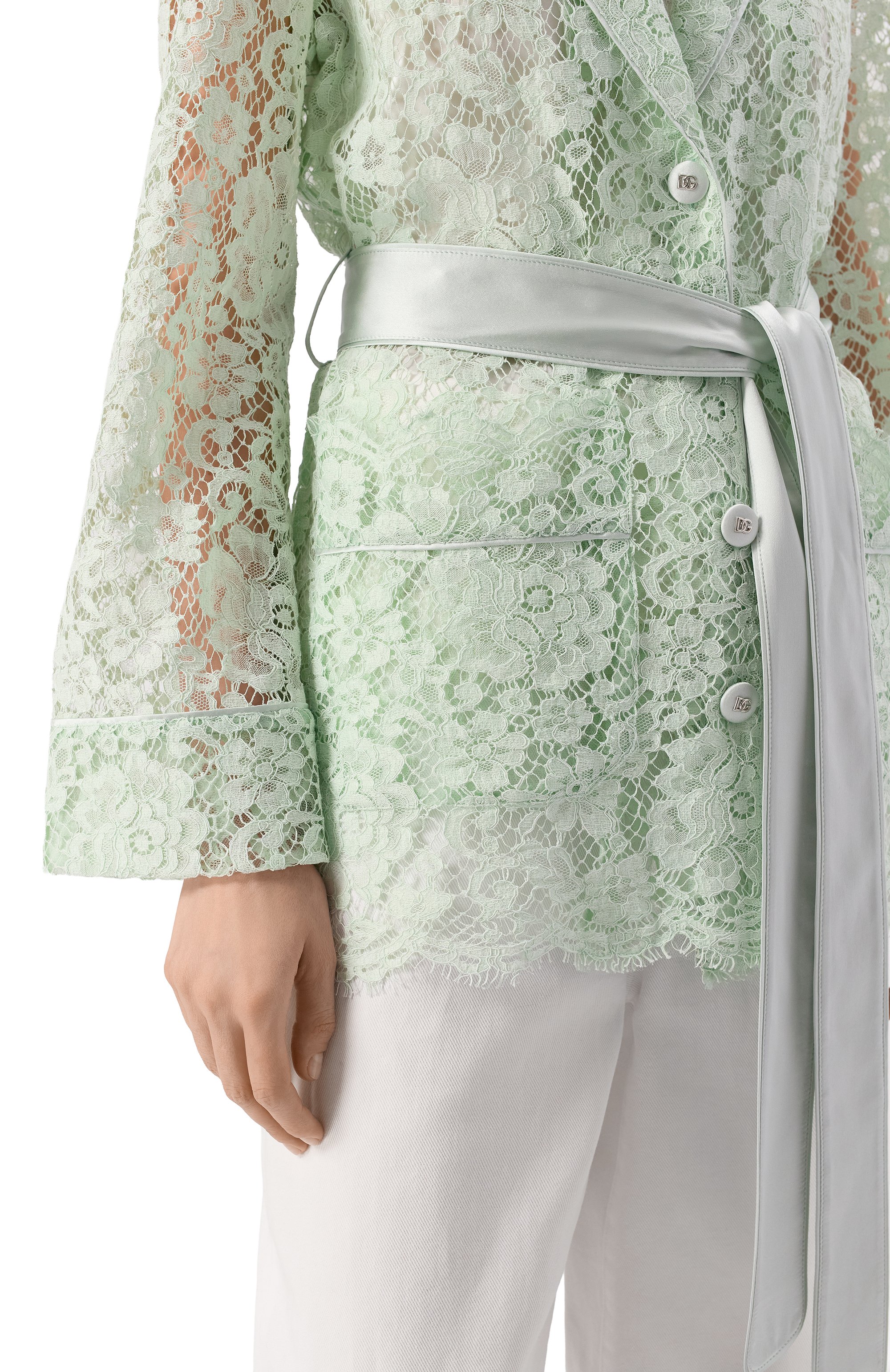 Жакет из хлопка и вискозы DOLCE & GABBANA, арт. F5R56T/HLMEA, фото 5