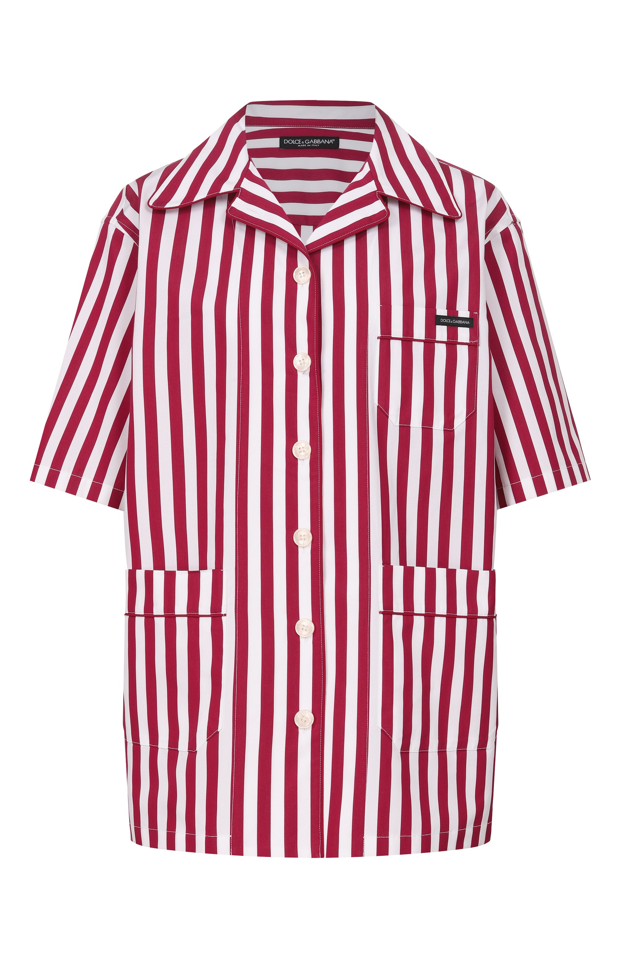 Рубашка из хлопка и шелка DOLCE & GABBANA, арт. F5U29T/FR527, фото 1