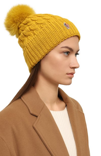 Шерстяная шапка MONCLER, ар т. 3B700.01 0402A, фото 2