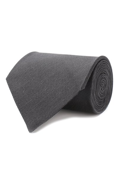 Мужской галстук из смеси шелка и льна TOM FORD, арт. 5TF04/XT0