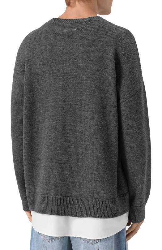 Свитер MM6 SH0HL0039/M13206 Серый  SH0HL0039/M13206 Фото 4