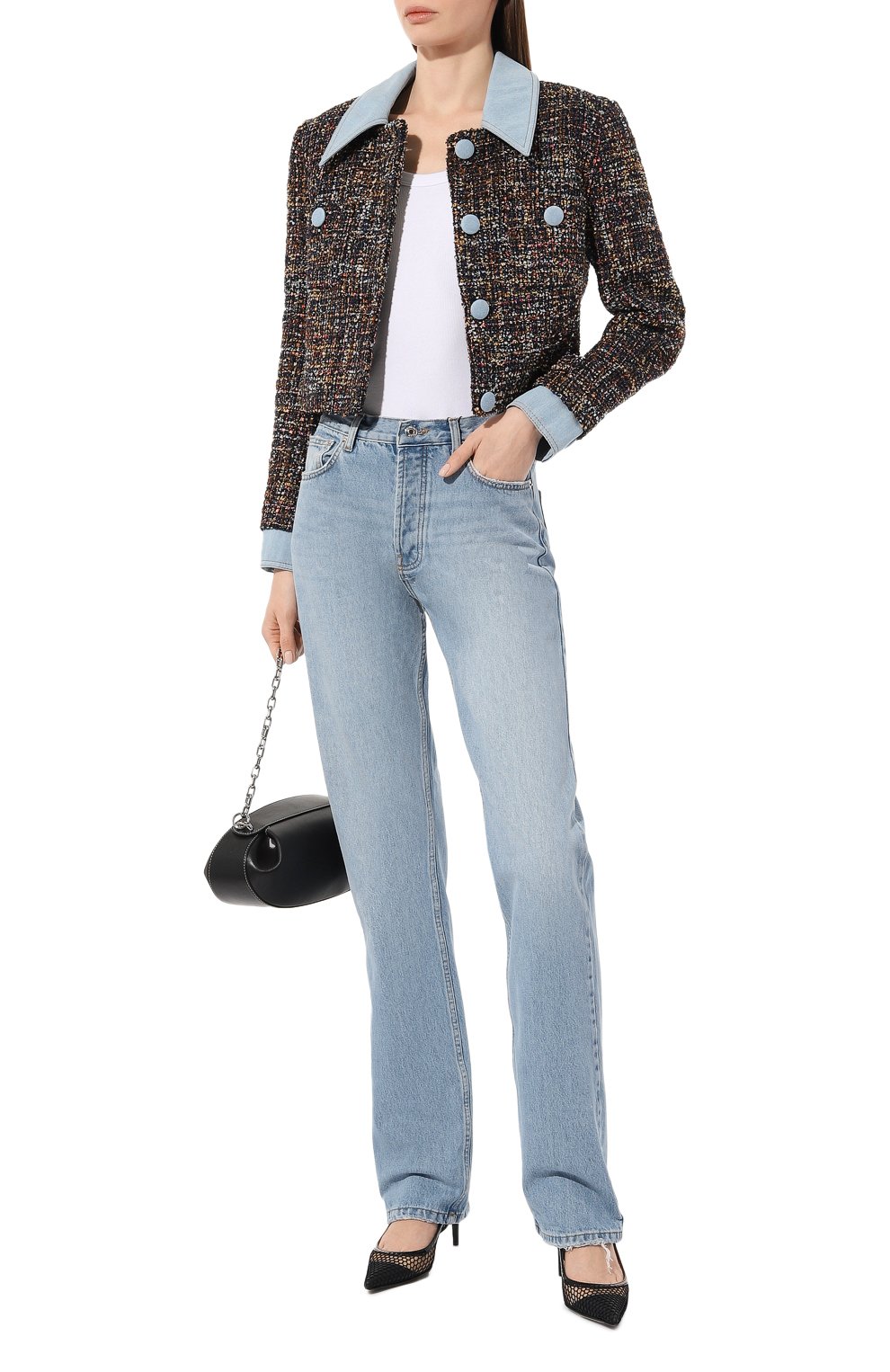 Джинсы MAINLESS голубого цвета по цене 31900 руб., арт. J23-02-10-BL, фото 2 Джинсы MAINLESS, арт. J23-02-10-BL, фото 2