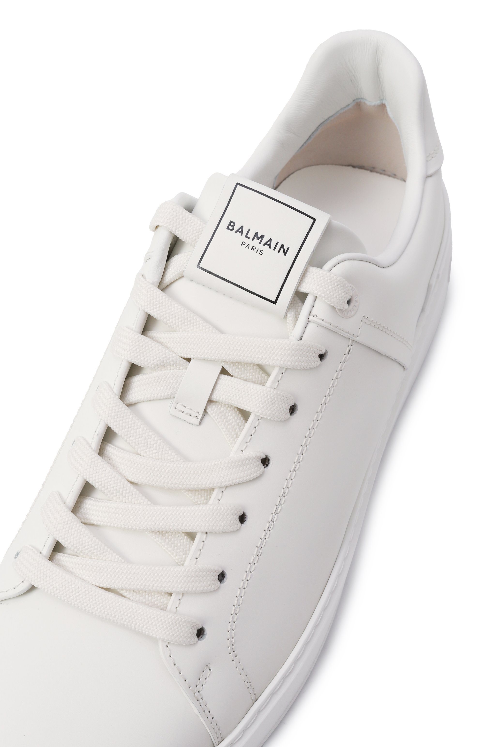 Кожаные кеды b-court BALMAIN, арт. DM1VI288/LVTR, фото 7