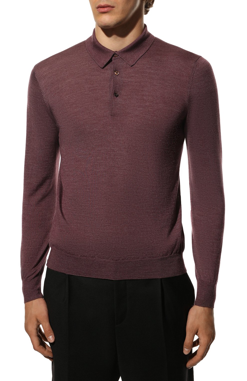 Поло из шерсти и шелка GRAN SASSO, арт. 57132/13190, фото 3
