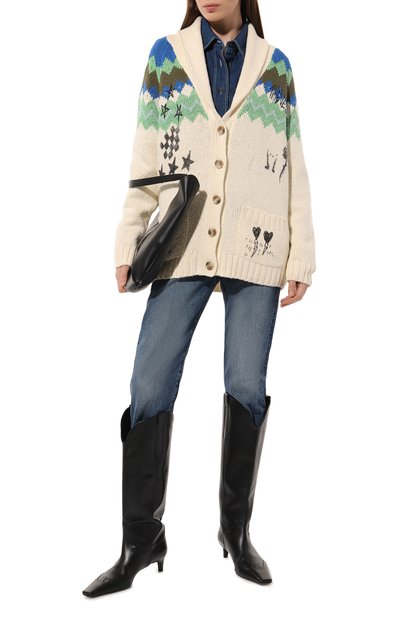 Кардиган из хлопка и вискозы MOTHER, арт. 81086-1332, фото 2