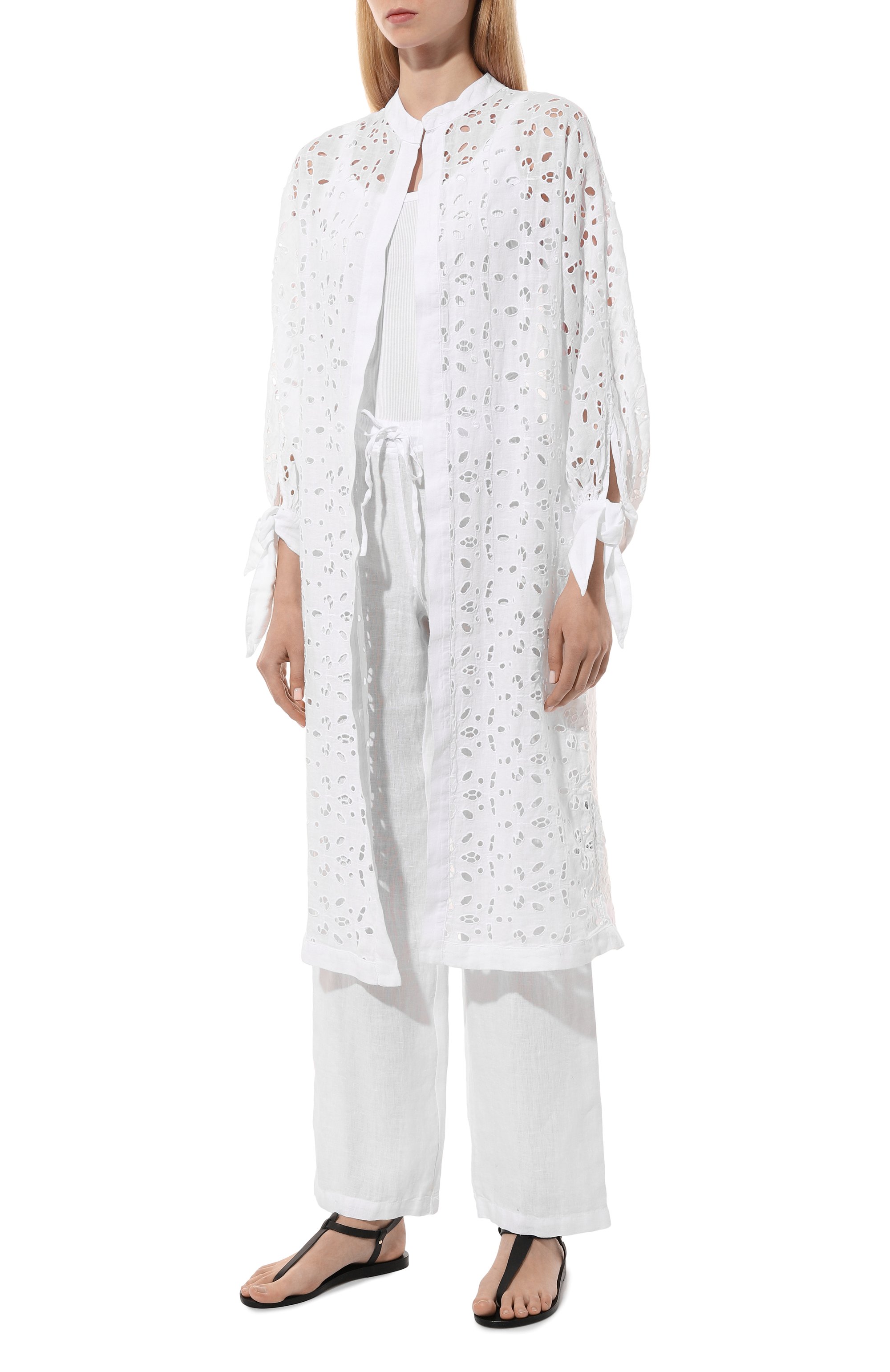 Льняная туника 120% LINO, арт. 32ALIW4PIT/000G335, фото 2