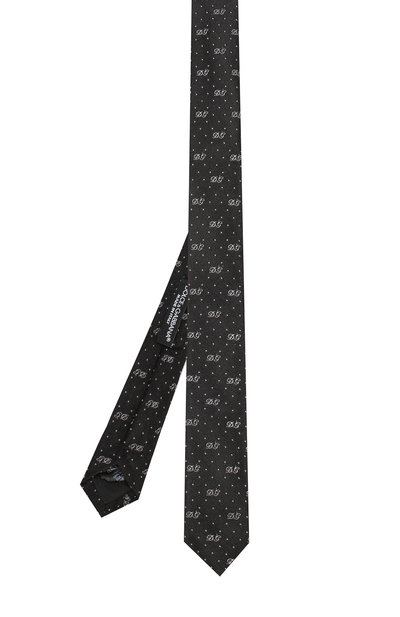 Шелковый галстук с узором DOLCE & GABBANA, арт. GT142E/G0JGM, фото 2