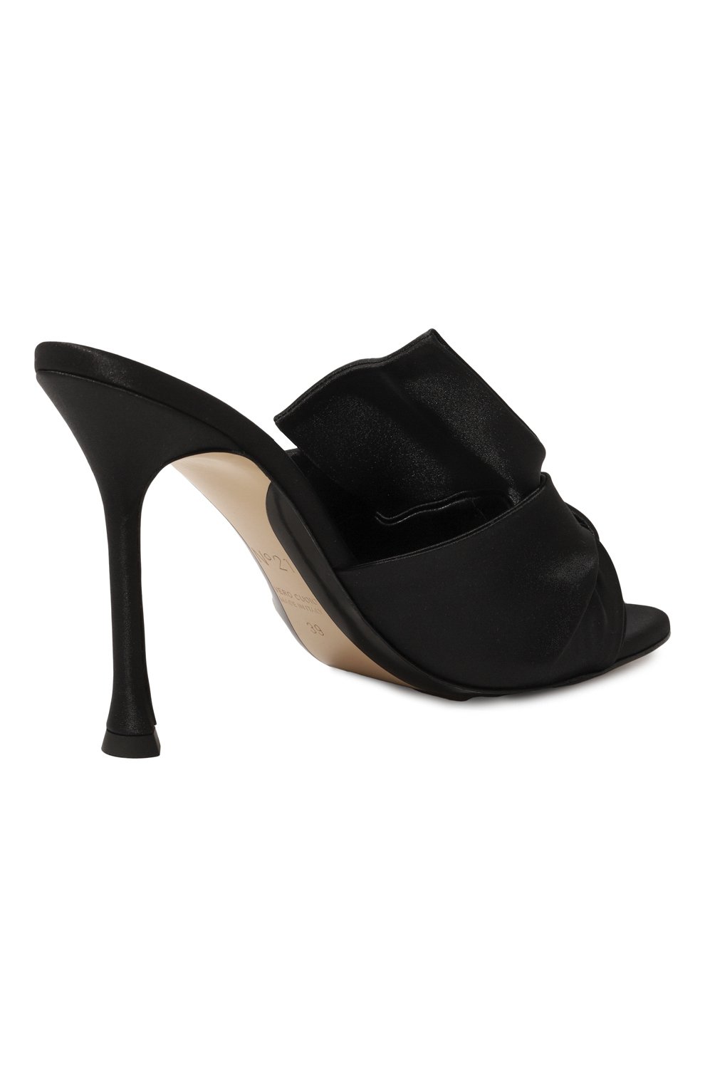 Текстильные мюли N21, арт. 23ECSXNV15221/B0W, фото 5