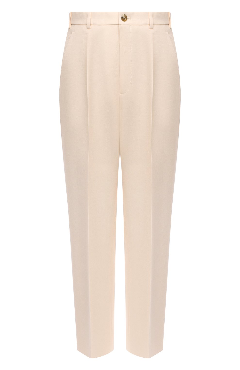 Брюки GUCCI кремового цвета по цене 128160 руб., арт. 679335/ZAFAP, фото 1 Брюки GUCCI, арт. 679335/ZAFAP, фото 1