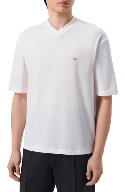 Хлопковая футболка EMPORIO ARMANI, арт. EM005277/AF24470, фото 3