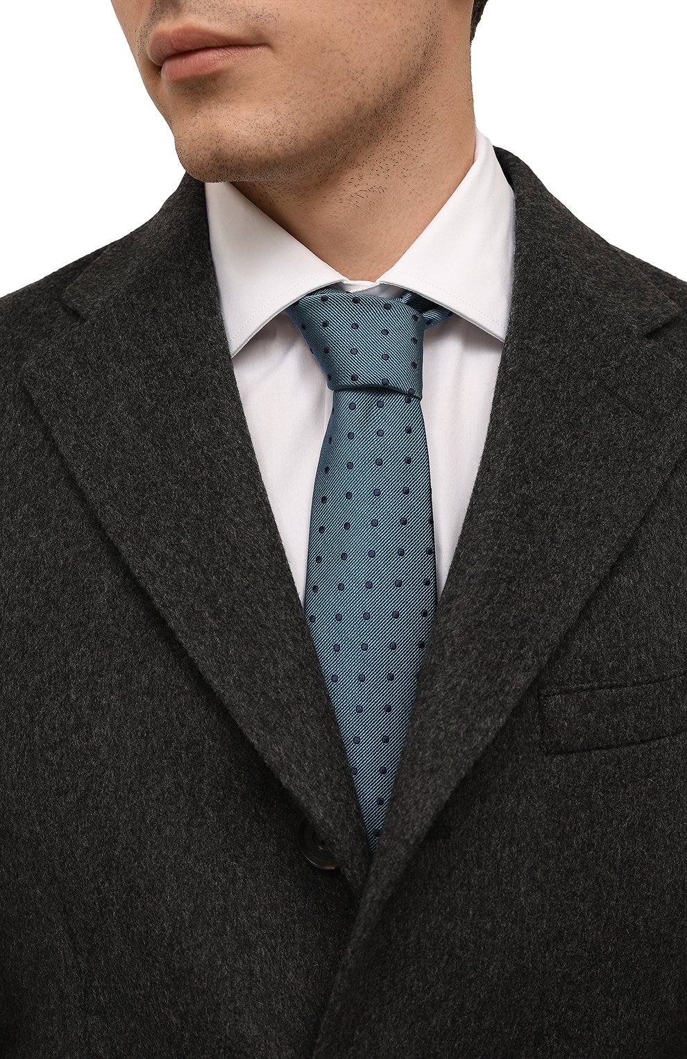 Галстук из шелка и хлопка ALTEA, арт. 2321224, фото 2