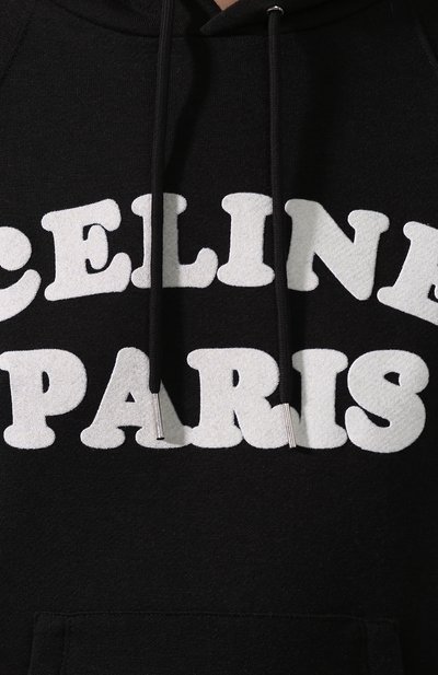 Хлопковое худи CELINE, арт. 2Y147607F, фото 5