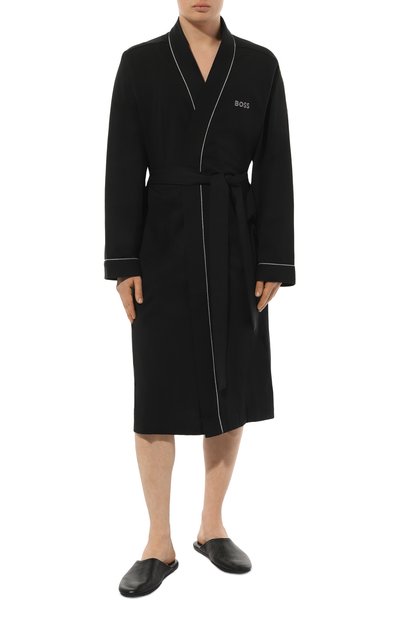 Хлопковый халат BOSS, арт. 50469624, фото 3
