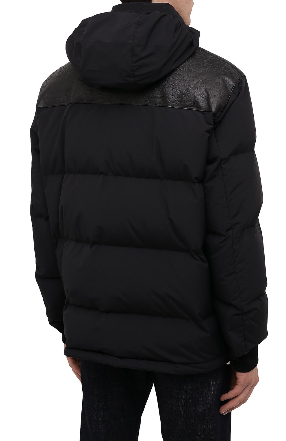 Пуховик с кожаной отделкой BERLUTI, арт. R180BL90-001, фото 6