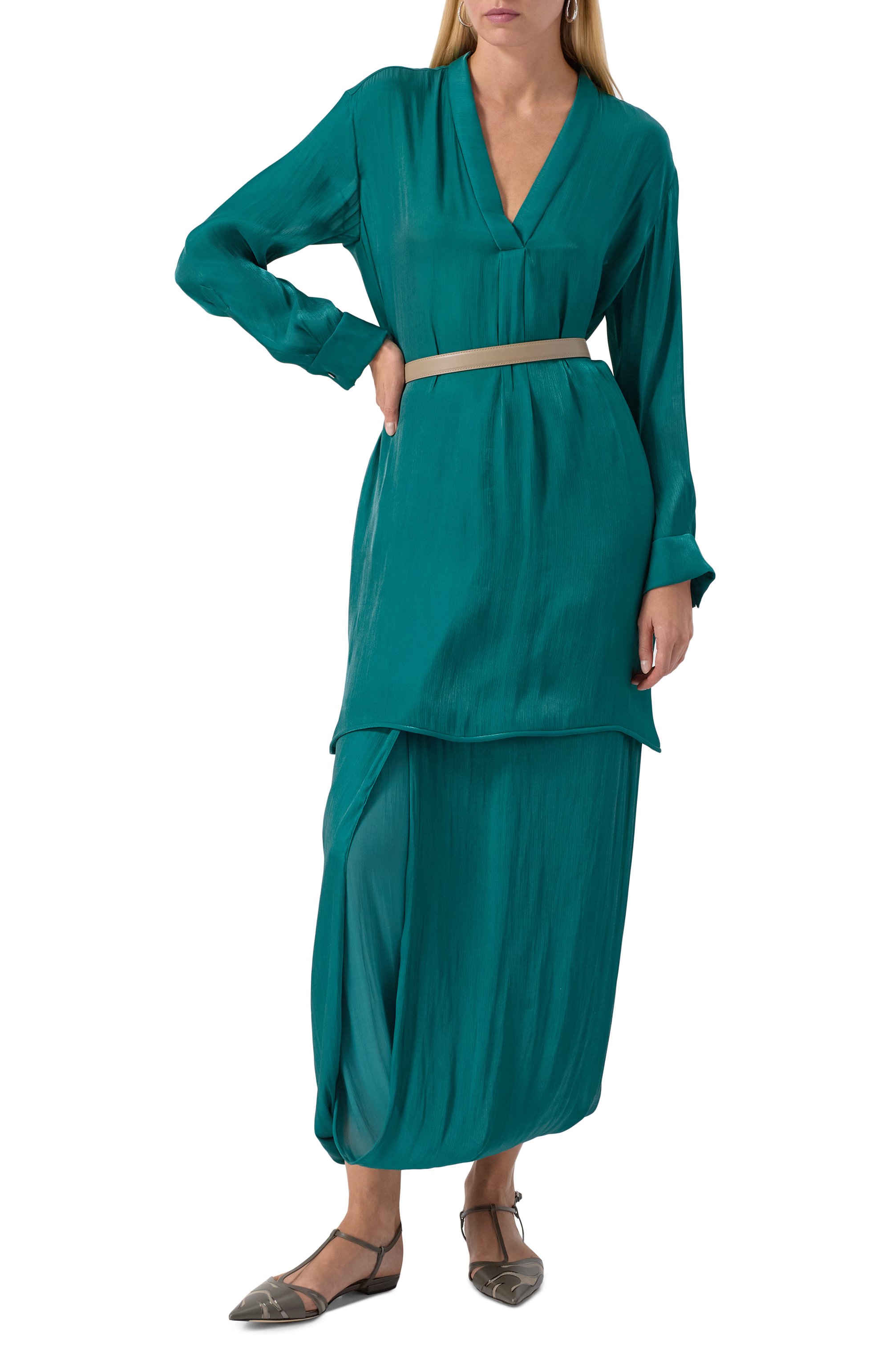 Кожаные балетки GIORGIO ARMANI, арт. X1D352/XR348, фото 2