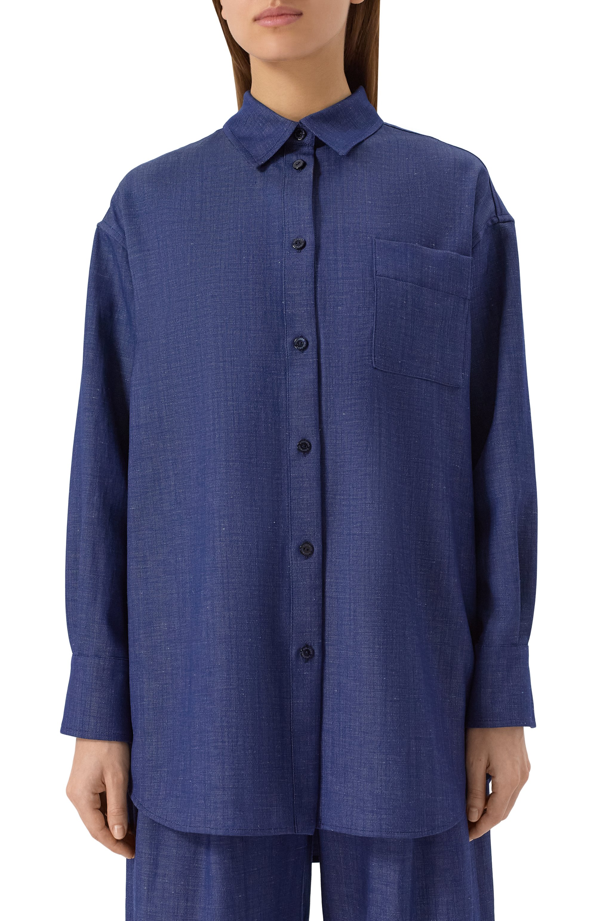 Рубашка из шерсти и льна COLOMBO, арт. CM00399/77184-U, фото 3