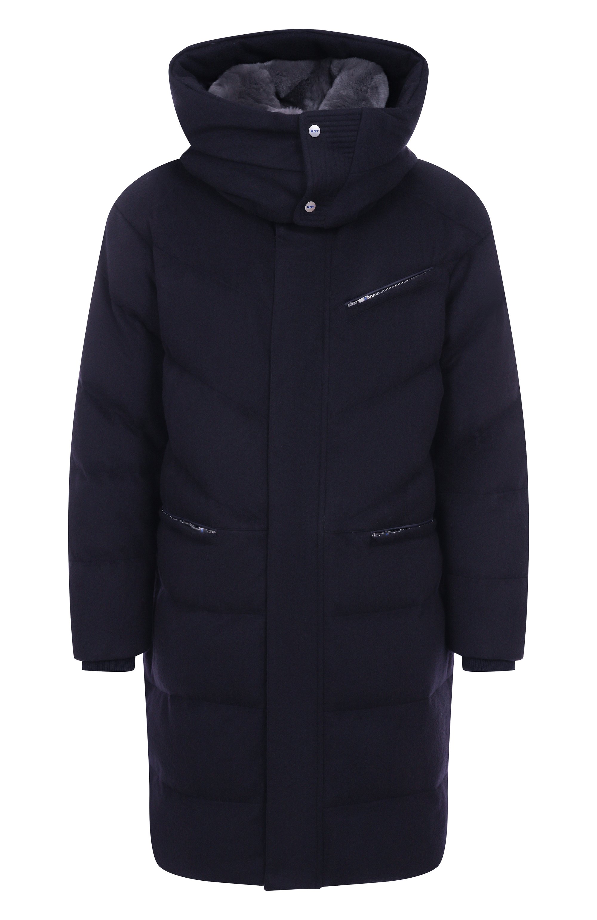 Пуховик с отделкой из кролика KITON, арт. UGK147K0260H02, фото 1