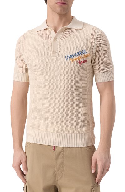 Хлопковое поло DSQUARED2, арт. S78HA0045/D13130, фото 3