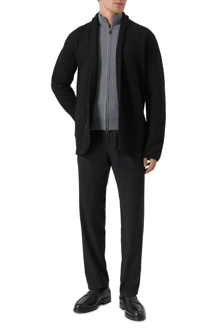 Мужские кожаные лоферы detroit SANTONI, арт. MGDG18610NE0AHAS