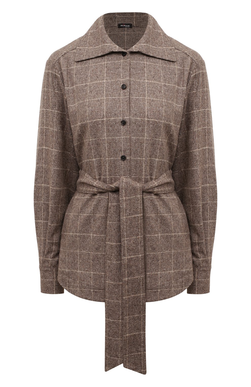 Рубашка из шелка �и шерсти KITON, арт. D58453K0541E01, фото 1