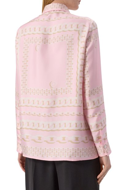 Шелковая рубашка VERSACE, арт. 1001360/1A13638, фото 4