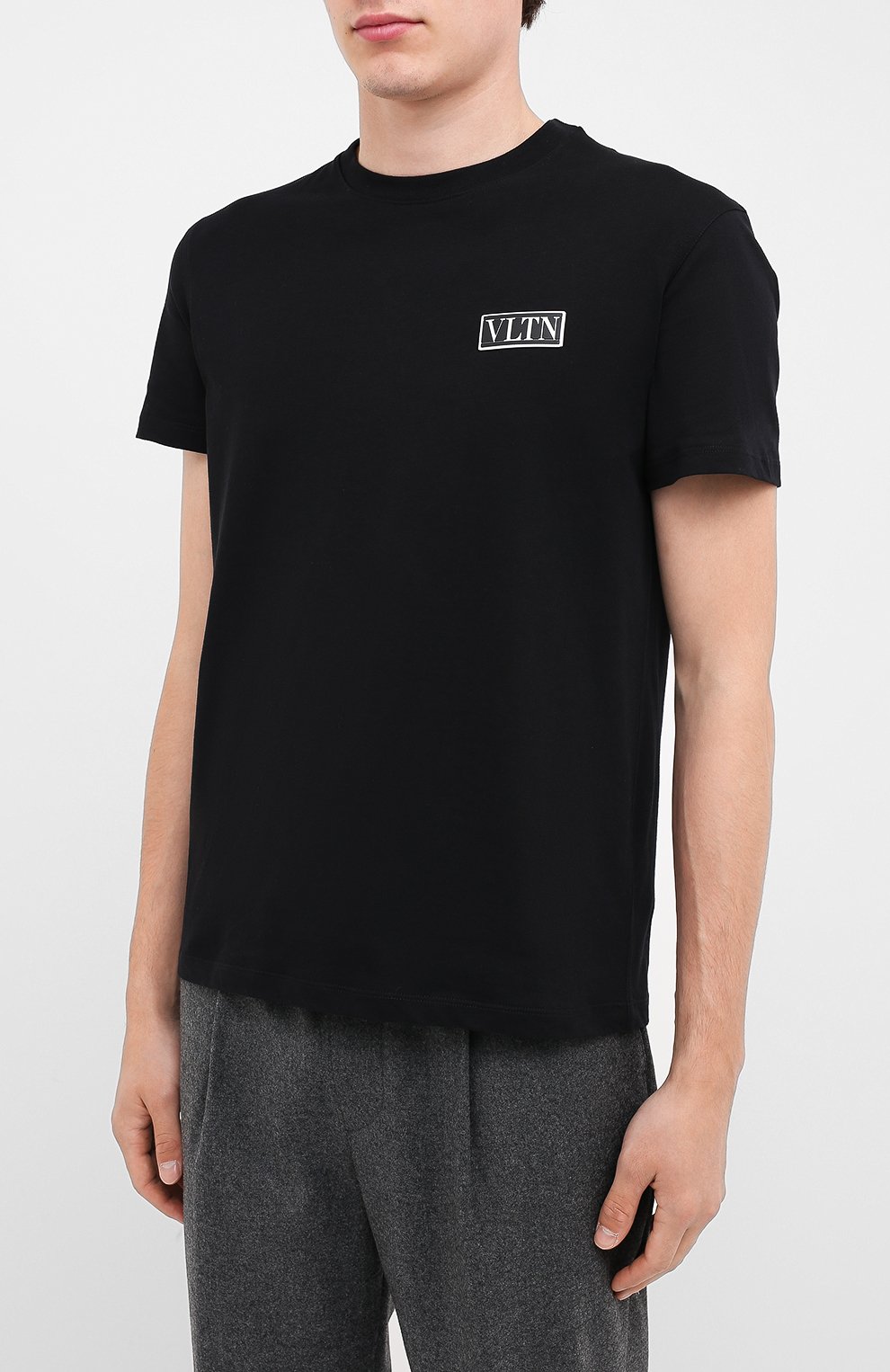 Хлопковая футболка VALENTINO, арт. UV3MG08G6LC, фото 3