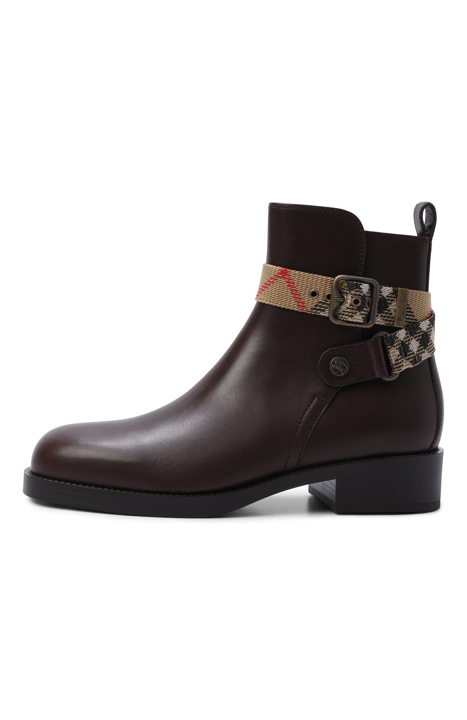 Кожаные ботинки huntley BURBERRY темно-коричневого цвета по цене 117000 руб., арт. 8128779, фото 4 Кожаные ботинки huntley BURBERRY, арт. 8128779, фото 4