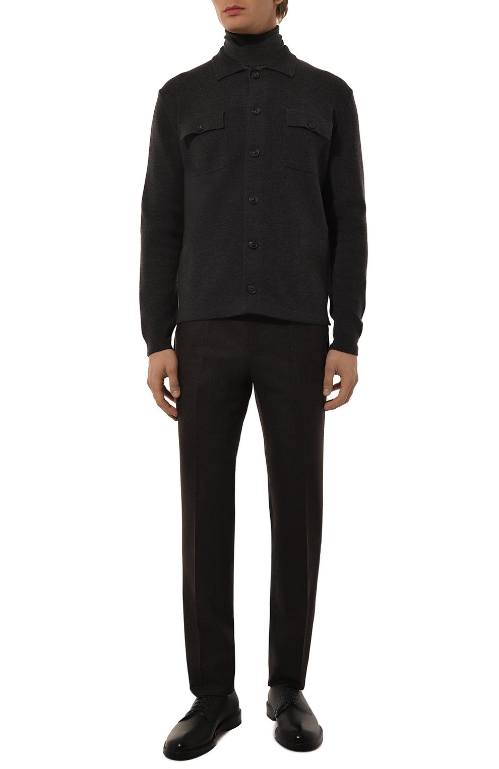 Шерстяная рубашка CORNELIANI, арт. 94M589-9425164, фото 2