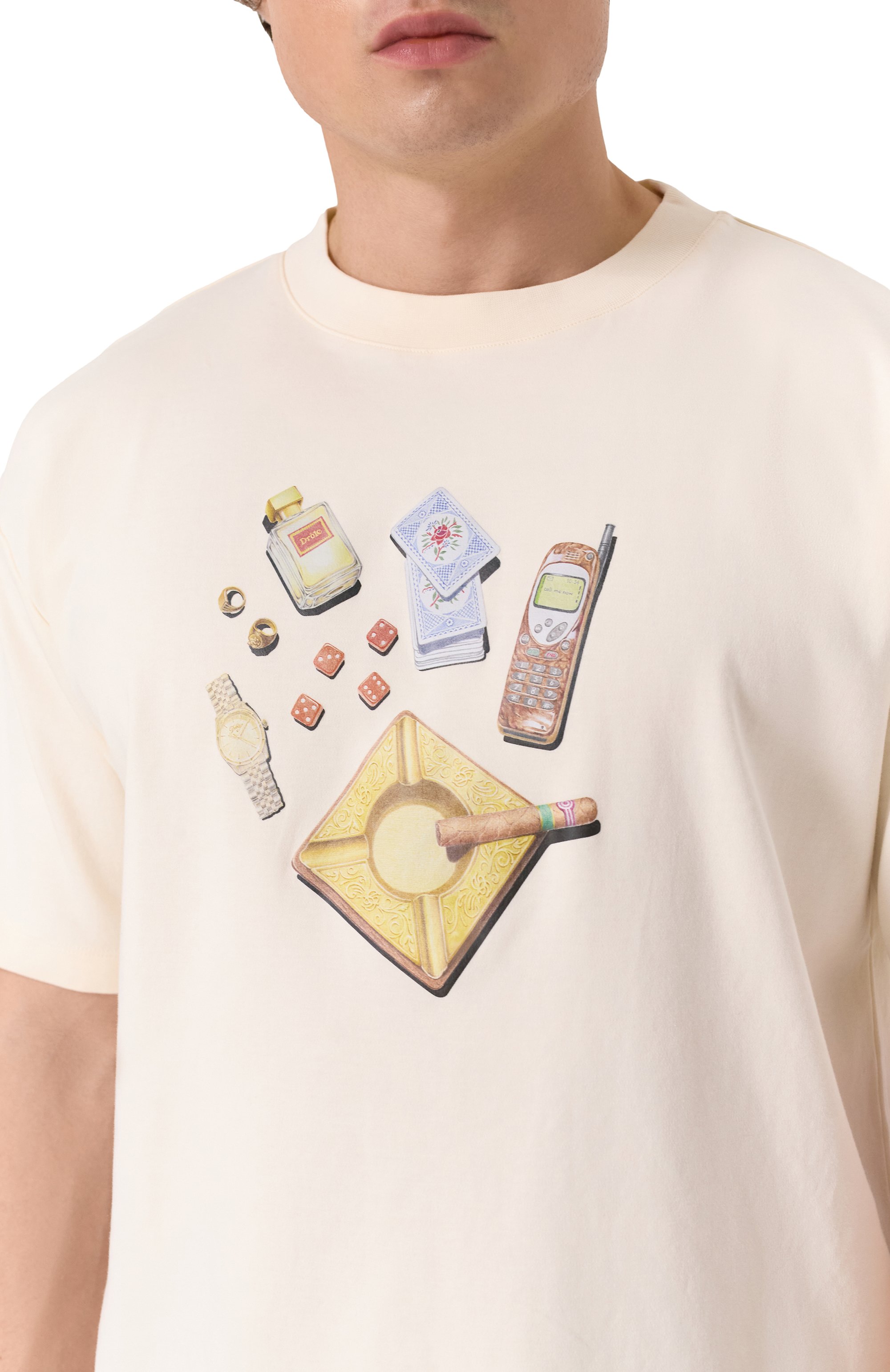 Хлопковая футболка DROLE DE MONSIEUR, арт. E-TS218-C0002-CM, фото 5