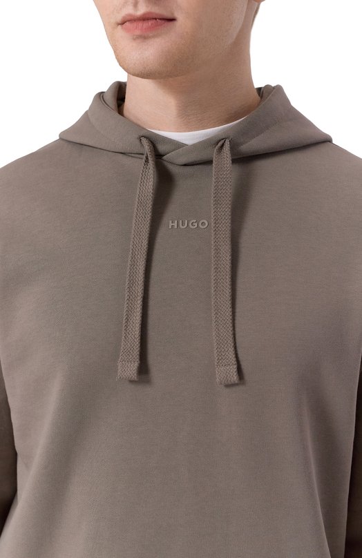 Хлопковый спортивный костюм HUGO 50492581 Серый  50492581 Фото 6