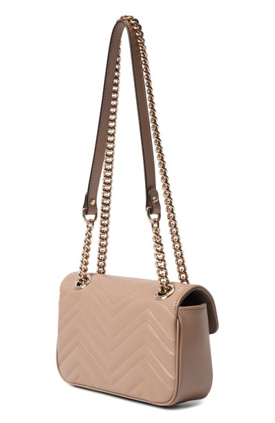 Сумка gg marmont small GUCCI бежевого цвета по цене 399500 руб., арт. 446744/AAER0, фото 4 Сумка gg marmont small GUCCI, арт. 446744/AAER0, фото 4