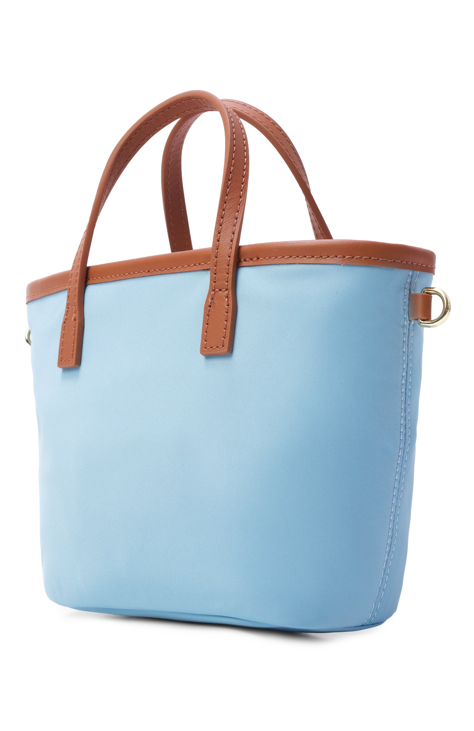 Сумка city mini MC2 SAINT BARTH голубого цвета по цене 14200 руб., арт. CB0005-01821L/CITY BAG MINI NYL0N, фото 4 Сумка city mini MC2 SAINT BARTH, арт. CB0005-01821L/CITY BAG MINI NYL0N, фото 4