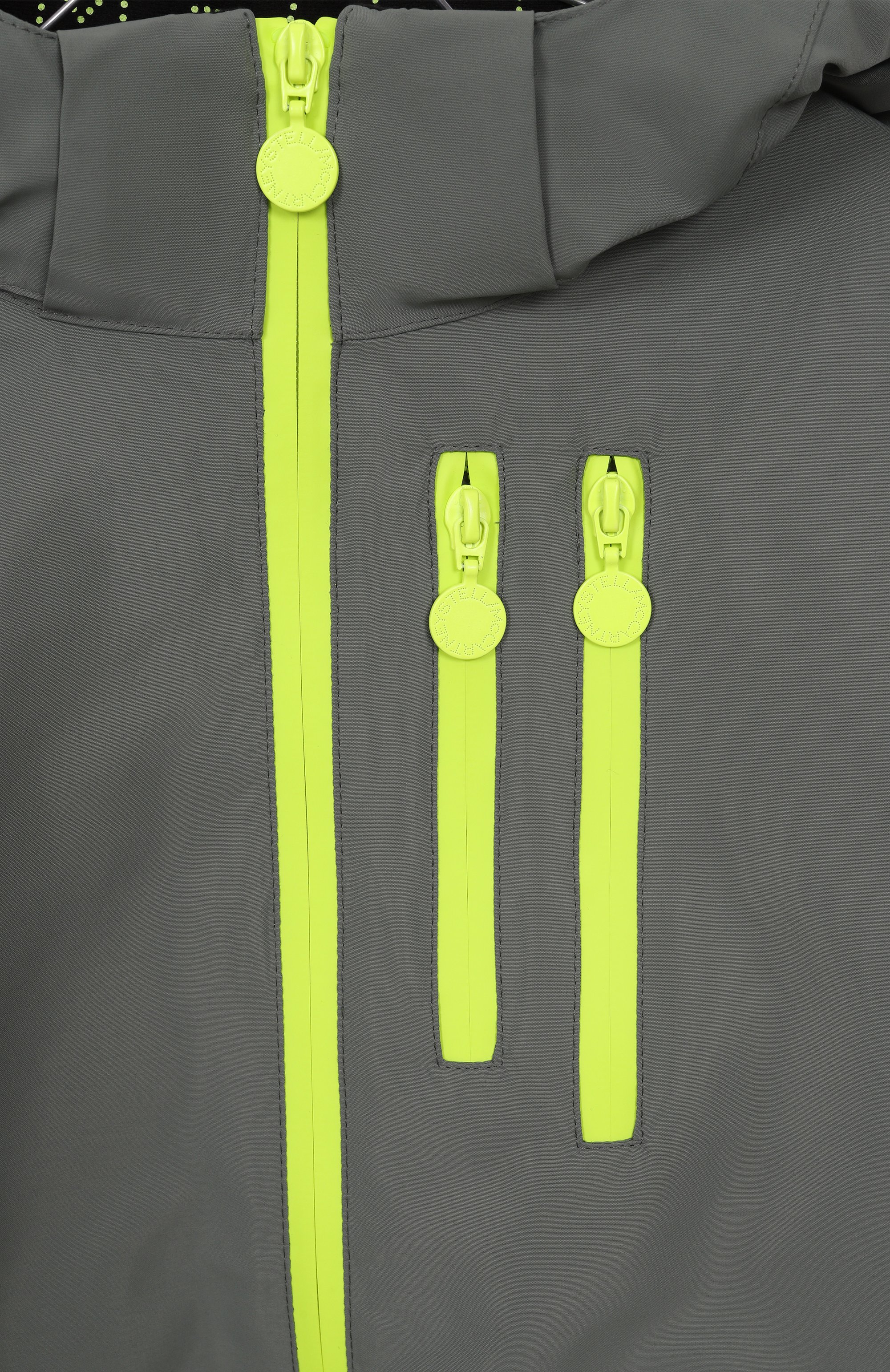 Утепленная куртка STELLA MCCARTNEY хаки цвета по цене 59550 руб., арт. TX2P00, фото 3 Утепленная куртка STELLA MCCARTNEY, арт. TX2P00, фото 3