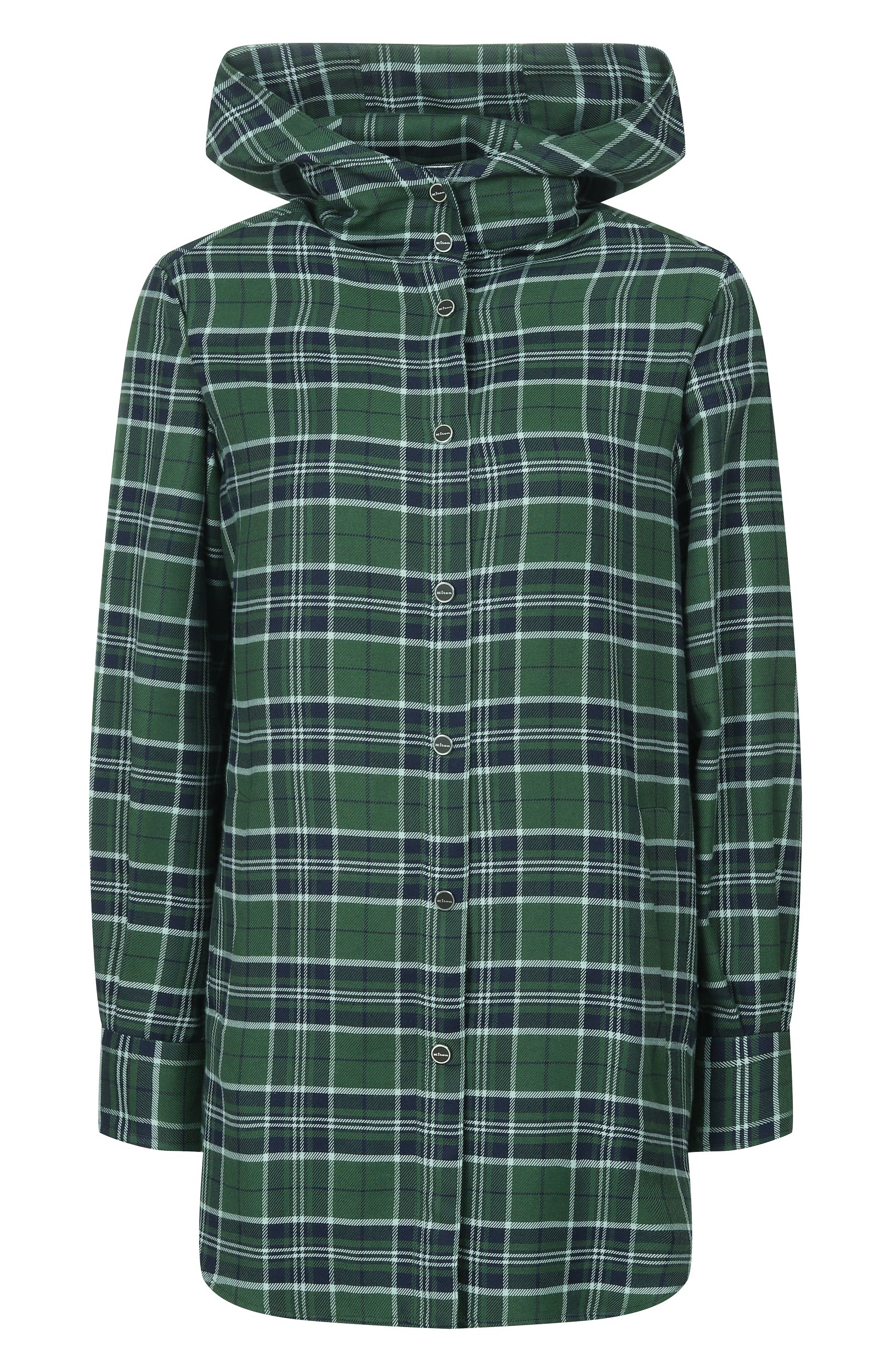 Рубашка из хлопка и кашемира KITON, арт. D54435H09420, фото 1