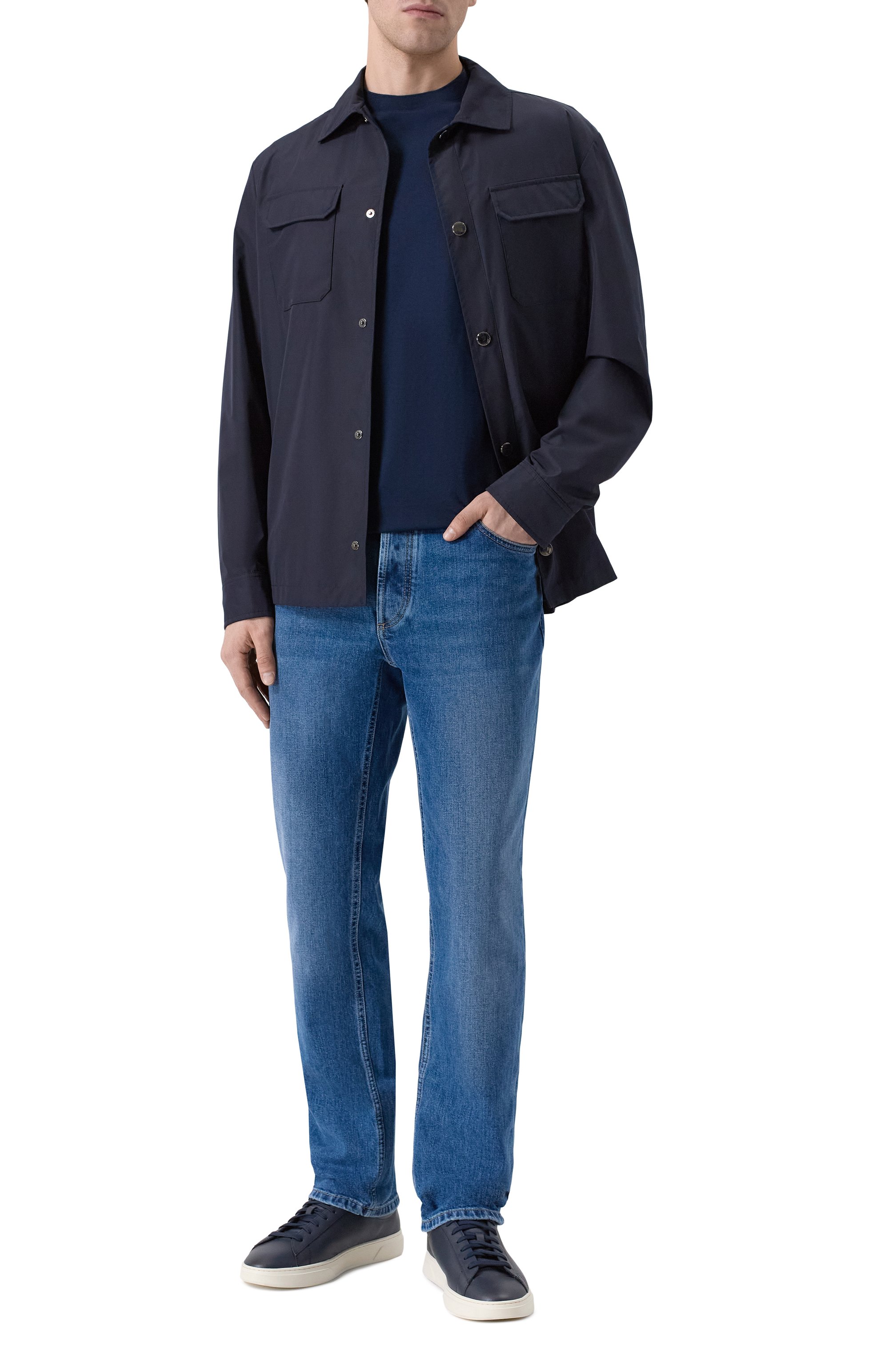 Хлопковая футболка CANALI, арт. T0930/MJ02435, фото 2