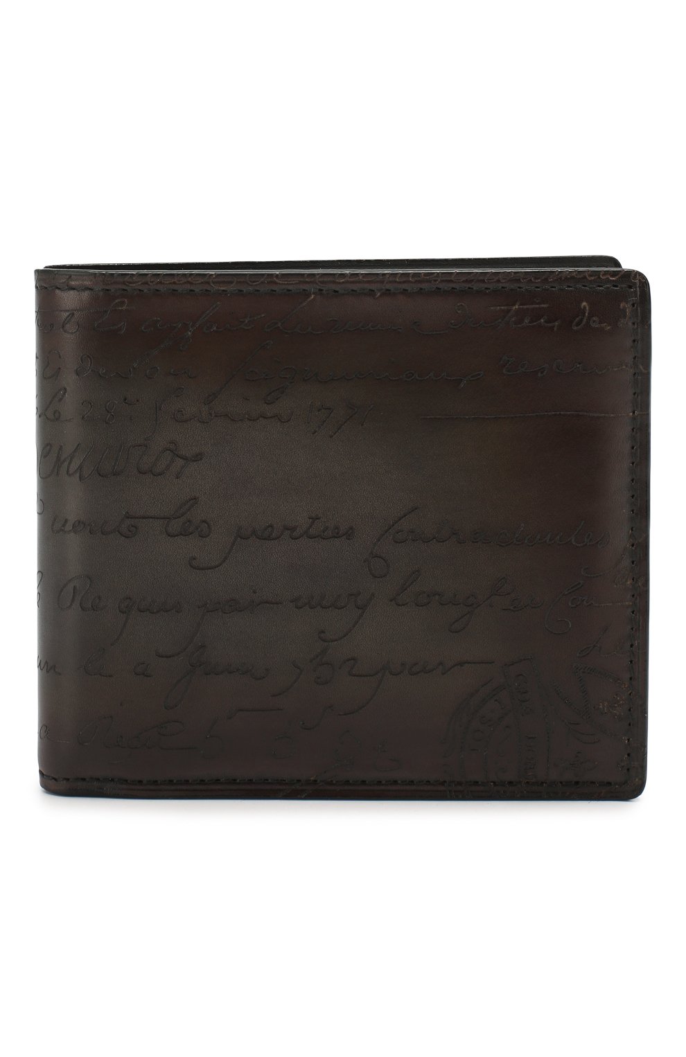 Кожаное портмоне BERLUTI коричневого цвета по цене 74550 руб., арт. N189764, фото 1 Кожаное портмоне BERLUTI, арт. N189764, фото 1