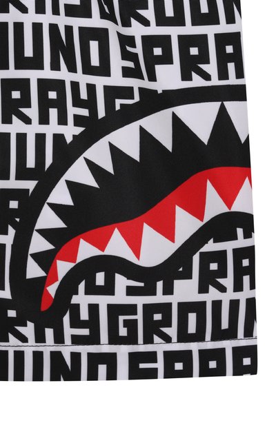 Плавки-шорты SPRAYGROUND, арт. SPY1468WHT/SHARK CENTRAL INFINITY SWIM TRUNKS, фот о 3