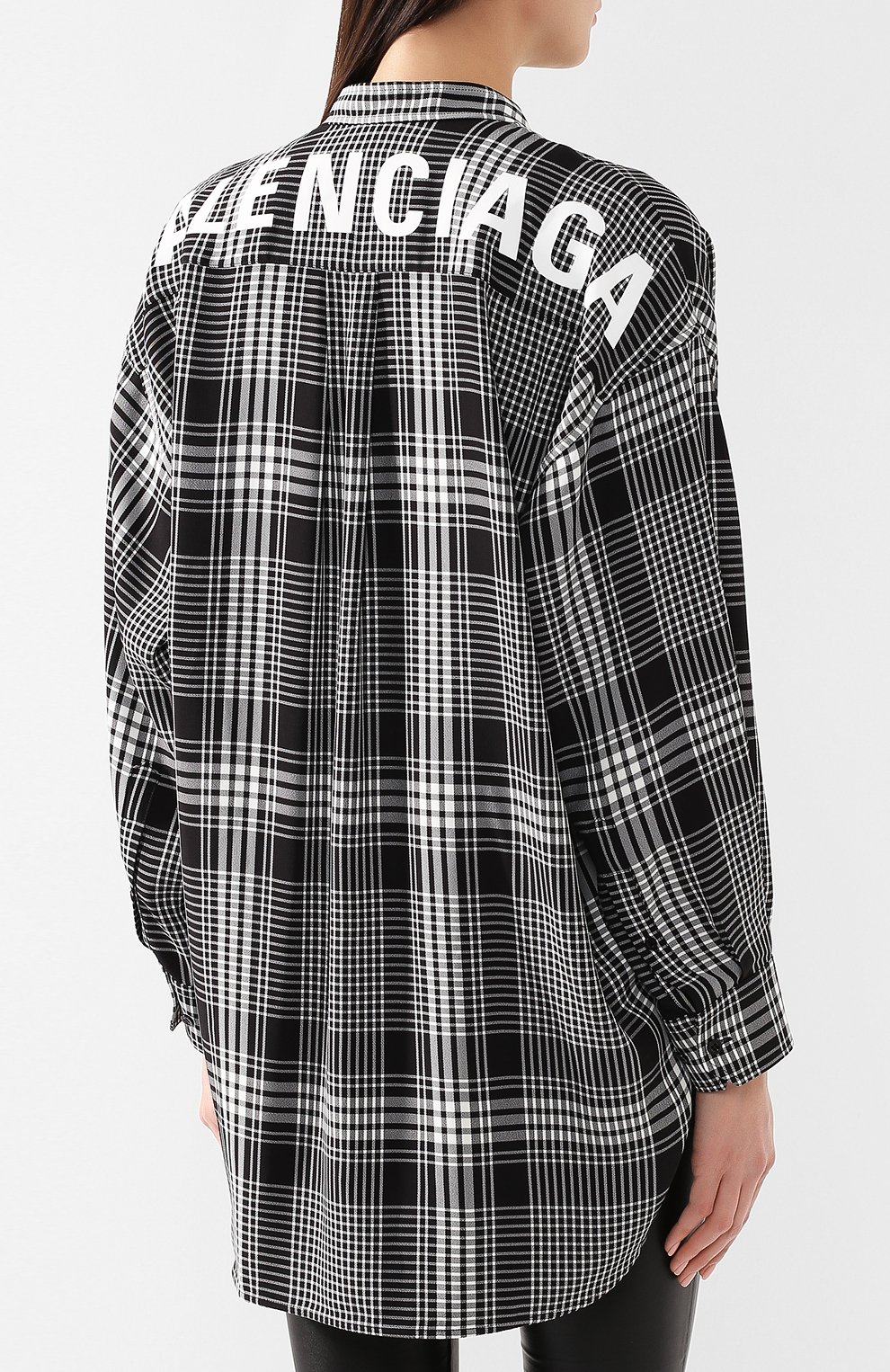 Рубашка в клетку BALENCIAGA, арт. 520497/TCN01, фото 4