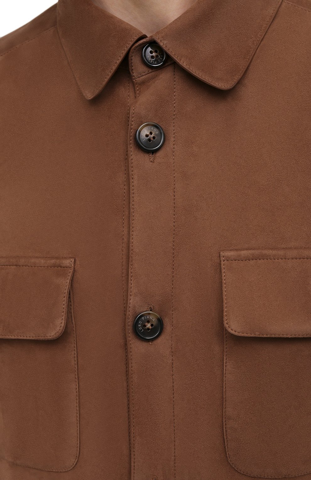 Замшевая куртка-рубашка LORO PIANA, арт. FAL6174, фото 5