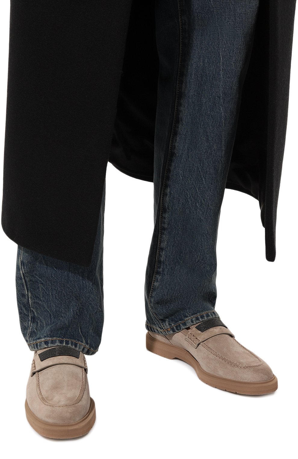 Замшевые лоферы BRUNELLO CUCINELLI, арт. MZSFGB1120, фото 3